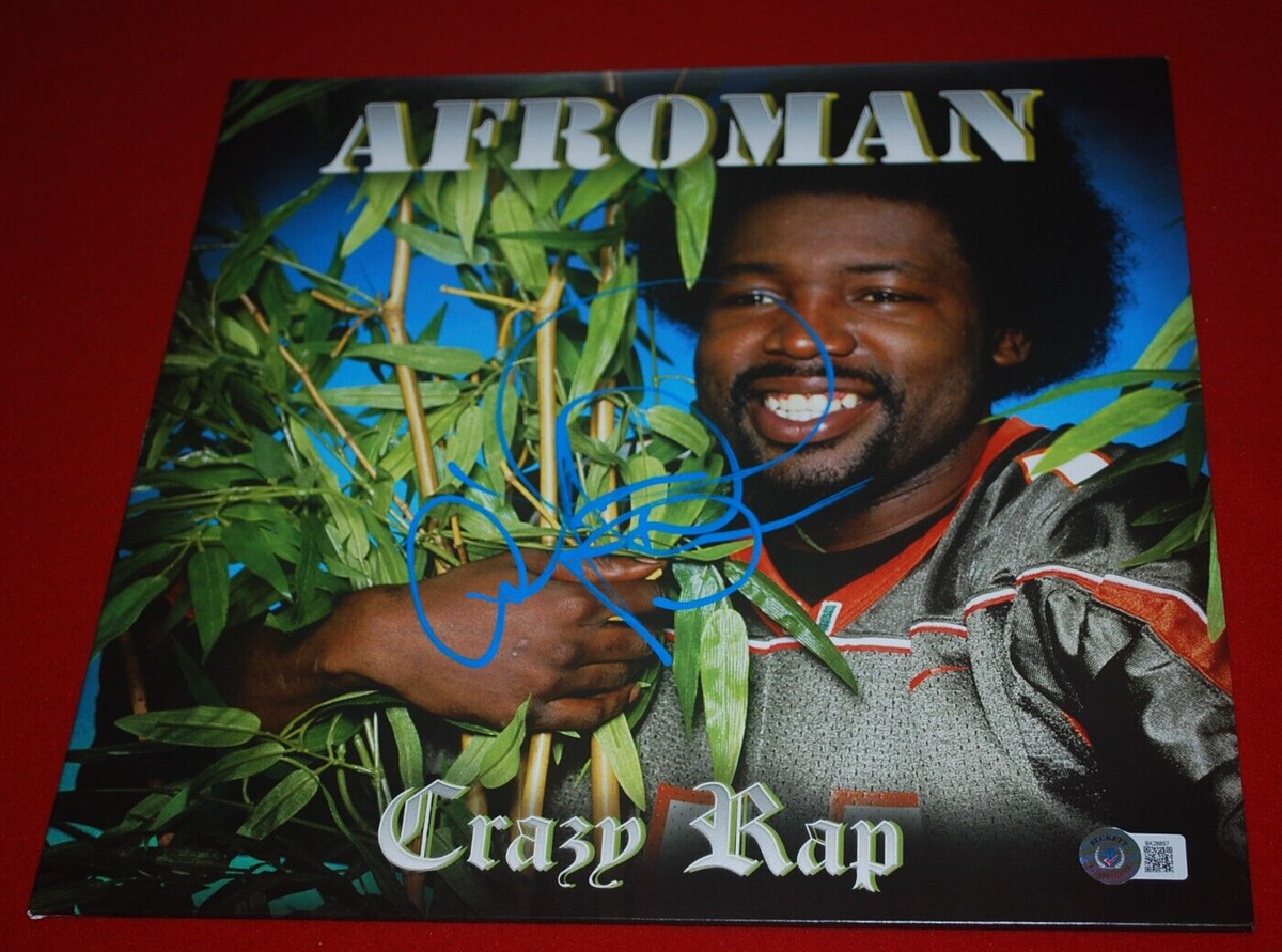 AFROMAN Signed Crazy Rap VINYL LP Beckett COA BK28857 | eBay