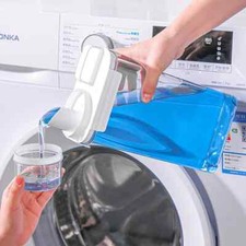 Dispensador hermético de detergente para ropa con taza medidora - jarra de almacenamiento de 1,8 L/2,3 L