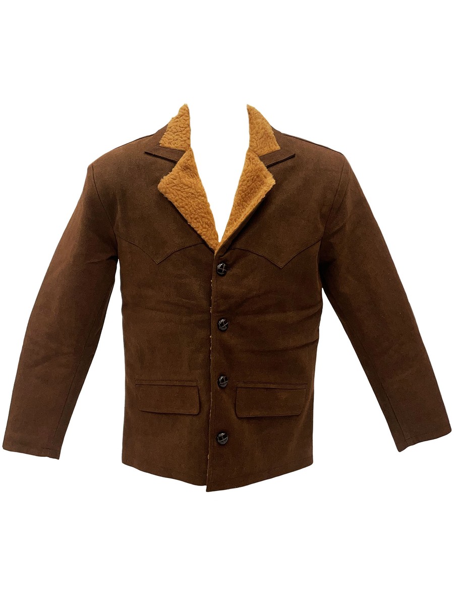 Cosmo Kramer Jacket Seinfeld Shearling Coat Costume Michael