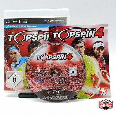 PS3 Topspin 4 2k Sports | Move | 25 Tennisstars | Playstation 3 | Komplett | OVP