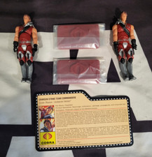 Crimson Strike Team Tomax Xamot TWIN JoeCon Convention G.I. JOE COBRA completo