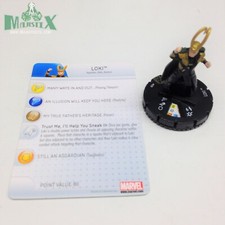 Heroclix Avengers Movie set Loki 029 Super Rare figure w/card 