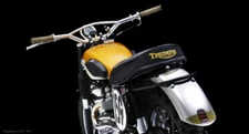 WEBCO DESERT RACER HANDLEBARS TRICOR BATES TRIUMPH BSA NORTON HD SCRAMBLER 7/8