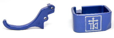 TKI Brake Lever and Guard Combo Ski Doo (Blue) 203-6213-03