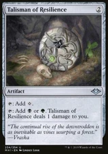 Magic the Gathering MTG Talisman of Resilience (234) Modern Horizons   LP