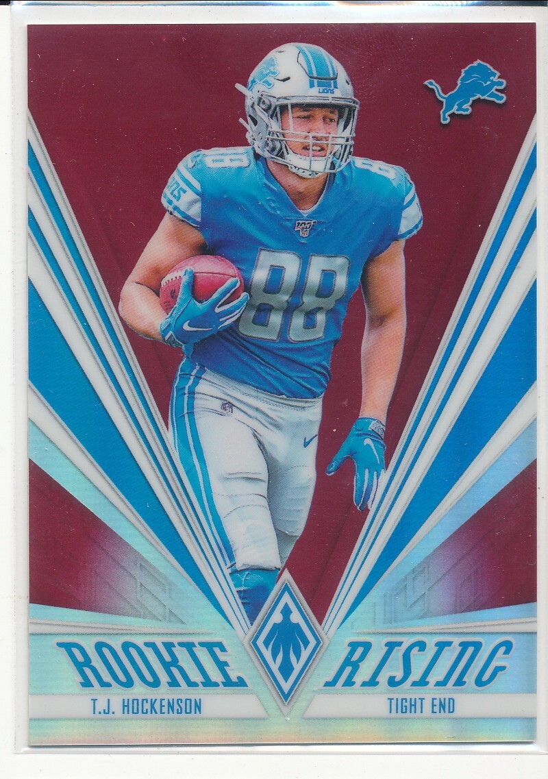 TJ Hockenson Panini Phoenix Rookie Rising #10 Red