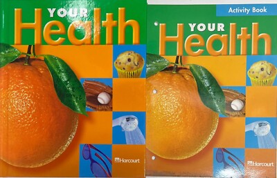 Grade 4 Health Student Text + Workbook Bundle Homeschool 4th Curriculum Lot