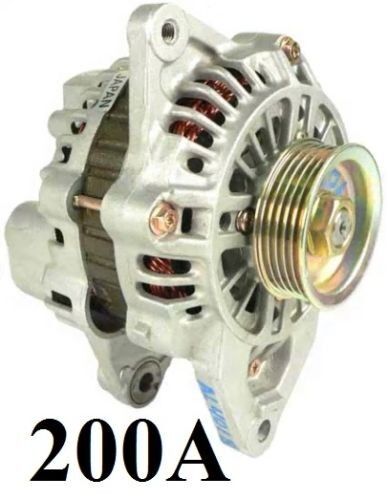 ALTERNATOR HIGH OUTPUT DODGE STEALTH MITSUBISHI 3000GT SONATA 3.0L 200 HIGH AMP - Picture 1 of 1