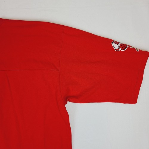Vtg Louisville Cardinals Single Stitch V-Neck Jersey Shirt Mens XL Red Made USA - Picture 14 of 24