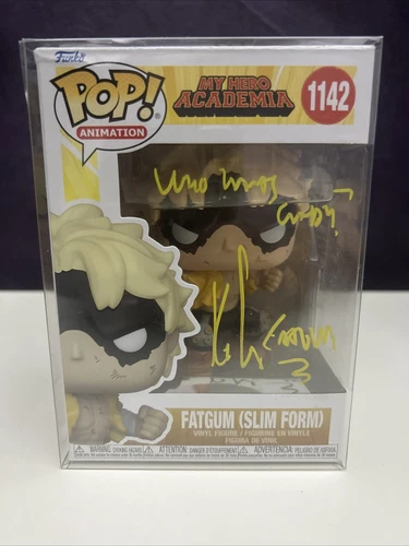 Funko Pop! My Hero Academia Fatgum Slim Form #1142 SIGNED Kyle Hebert QUOTE