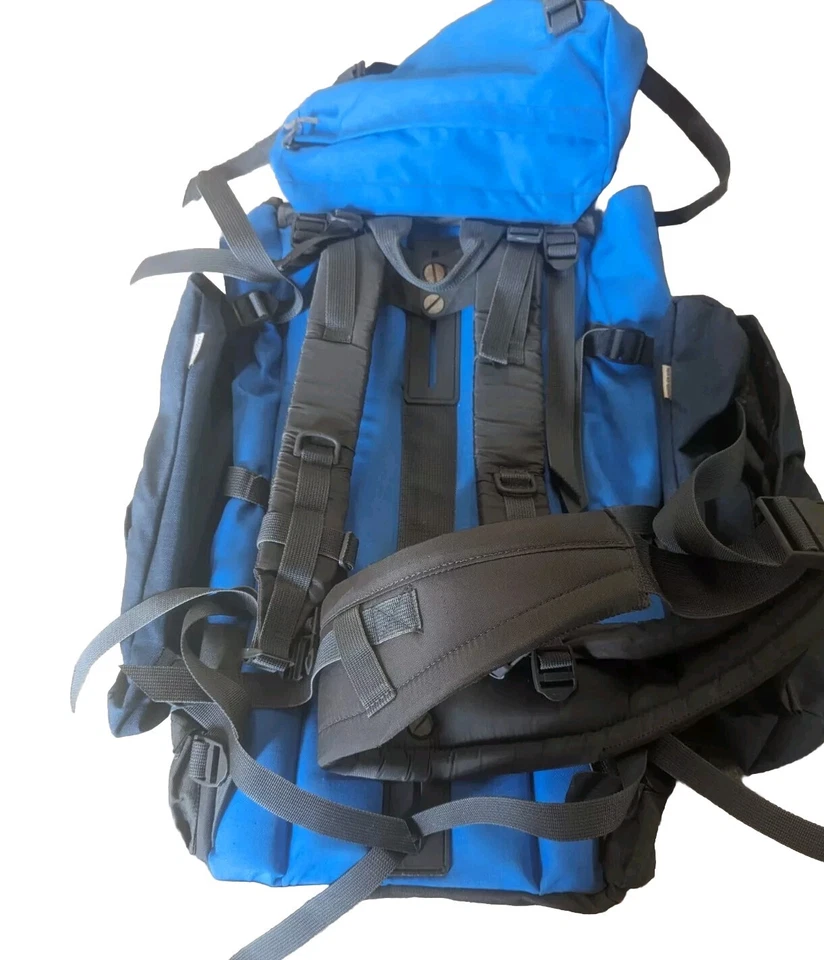 Mochila grande Vaude azul y gris Foto 3 de 3
