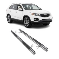 Edelstahl Trittbretter Schwellerrohre FüR Kia Sorento 2012-2015 Edelstahl Silber