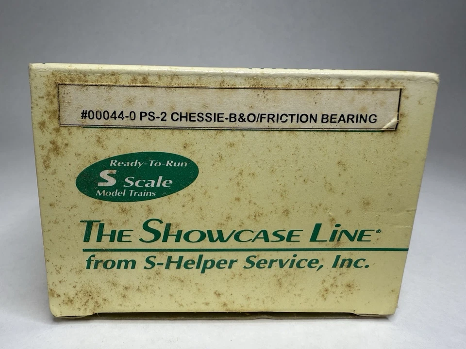 S-Gauge S-Helper 00085 Chessie System Two-Bay Covered Hopper Showcase Line 00085 - Image 2 of 4
