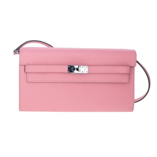 Hermes Epsom Kelly To Go Wallet Blush Pink