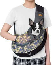 Pet Dog Sling Carrier for Small Dogs Cats Breathable Mesh Travel Safe Sling Bag