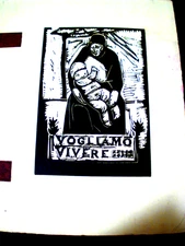 D'ANNUNZIO GABRIELE. WE WANT TO LIVE. FISH 1921, MA 1991