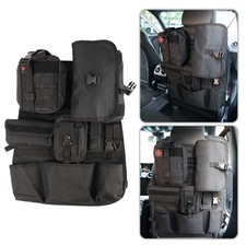 Car Tactical Seat Back Vehicle Molle System Panel Organizer Cover Pouch Storage