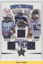 2005 Leaf Rookies & Stars Triple Threads /150 Steve McNair Chris Brown READ 0af