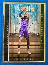 LeBron James 2024-25 Panini Noir City Edition Metal Frame Gold FOTL 6/8 #203