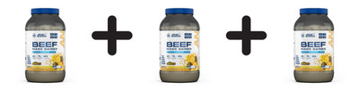 3 x Applied Nutrition Beef Mass Gainer, Millions Pineapple - (18,10 EUR/kg)