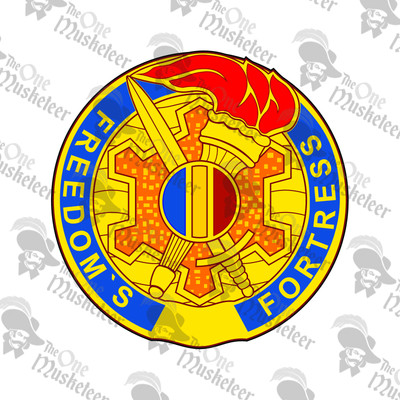 TRAINING & DOCTRINE COMMAND DUI- DECAL, QUALITY 3M VINYL