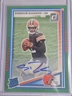 2025 Panini Donruss - Rated Rookie Shedeur Sanders #306 Green Autographs (AU,...
