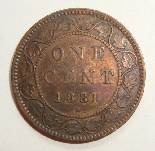 1881 Canada Large Cent — photo from the most recent tracked eBay sale