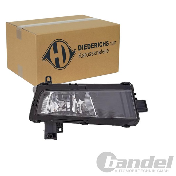Diederichs H11 Halogen Nebelscheinwerfer Schwarz Rechts Passend FüR VW Touran-image