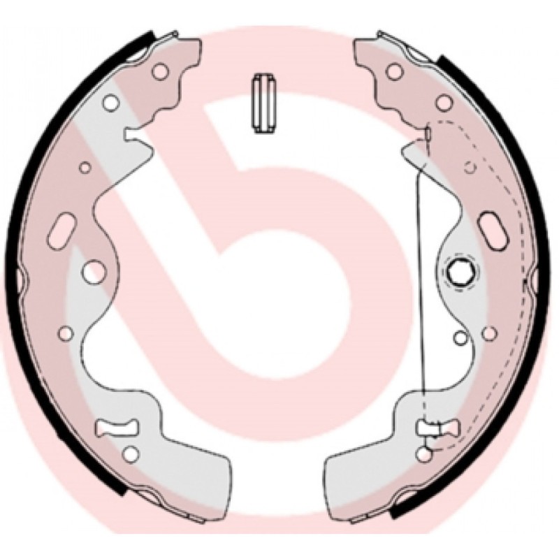 Brembo S44506 Bremsbacken, Anzahl 4 | Kompatibel mit: LAND ROVER FREELANDER I, LAND FREELANDER I Soft Top - Bild 3