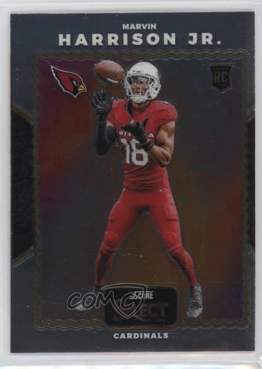 2024 Panini Select Score Select Throwback Marvin Harrison Jr #19 Rookie RC 15j7