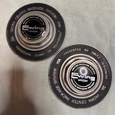 Original WORK Ewing Wheel Center Cap Cover Vintage JDM Rare Discontinued OEM