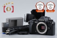"Count 3,595" Olympus OM-D E-M5 Mark II Black 16.1 MP Digital Mirrorless Camera