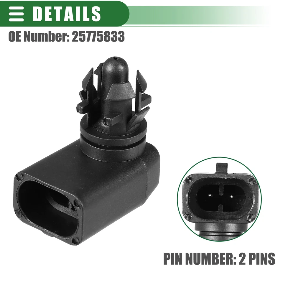 Pack (1) Ambient Air Temperature Sensor for GMC Sierra 3500 HD 2007-2014 - Изображение 4 из 4