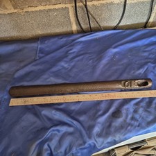 Vintage Antique Old Cast Iron Window Sash Weight 10 lbs  22 inc long door stop ?