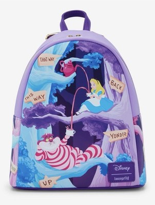Loungefly Disney Alice In Wonderland & Cheshire Cat Backpack NWT Loungefly Disney Alice in Wonderland Cheshire Cat Mini  main image 3