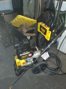 DEWALT 3400 PSI Gas Pressure Washer Wheel-Mounted High Pressure Cleaner