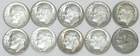 Ten Circulated 90% Silver Roosevelt Dimes, 1960- 1965- NR!