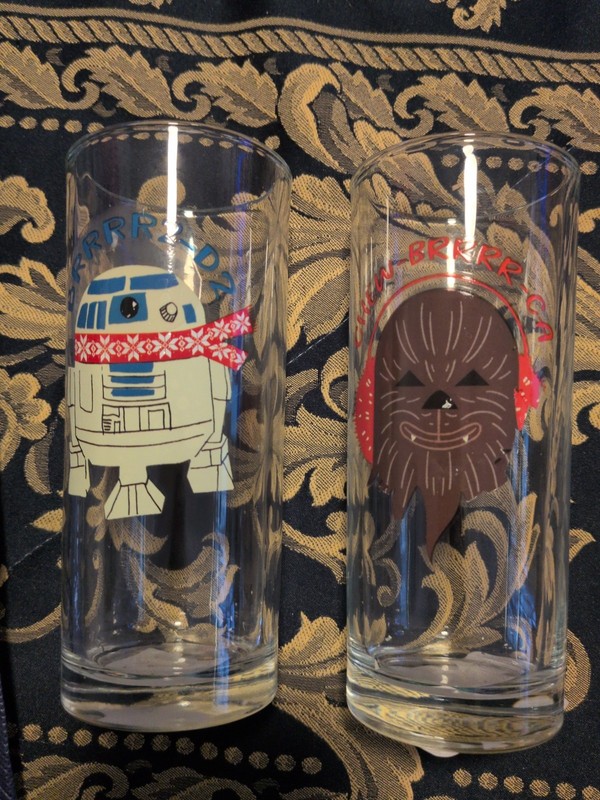 2 Star Wars Glasses