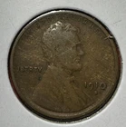 1910S US LINCOLN Cent! "San Francisco" Mint! VG+! Lower Mintage!
