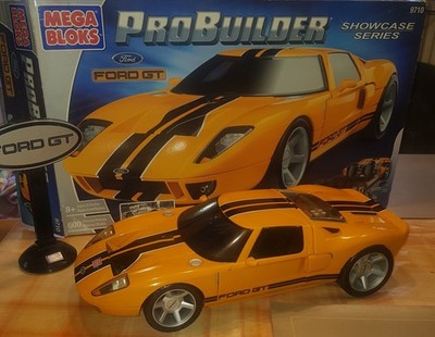 MEGA BLOKS PRO BUILDER MASTER SERIES FORD GT40 in gelb OVP 600Teile Art.Nr. 9710