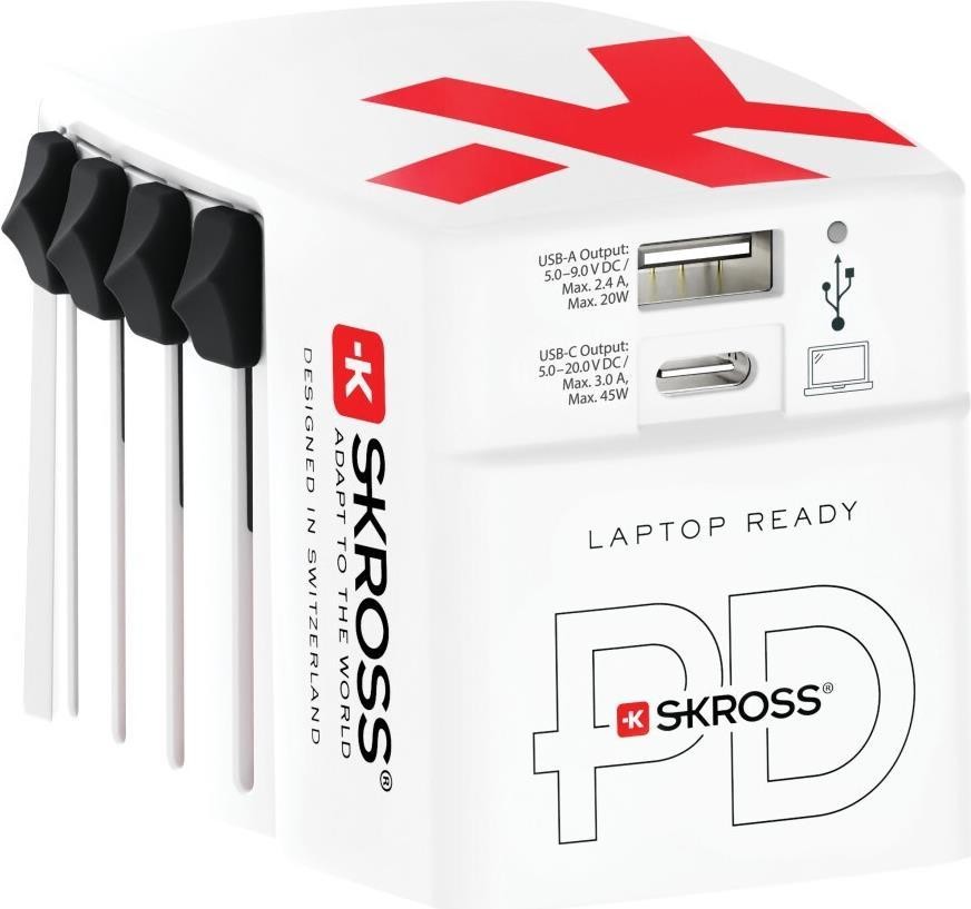 Skross 1.302332: Caricatore USB-C 45W per Business Travel e Gadget