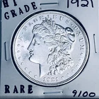 1921 MORGAN SILVER DOLLAR HI GRADE GENUINE U.S. MINT RARE COIN 9100