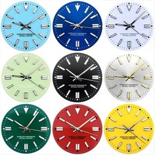 28.5mm dial fit NH35 NH36 movement BGW9 luminous watch faces parts accessories