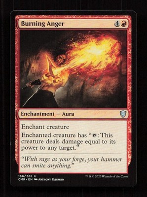 BURNING ANGER 166 UC Commander Legends LP