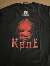 Rare WWE Official Licensed Vintage Black Large Tshirt Kane "Face Your Fear" 2002