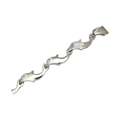 TOLLES STERLINGSILBER DELFIN 7'' ARMBAND 18,3 GR #2092