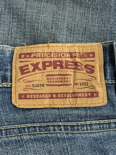 Womens Express Precision Fit Blue Jeans Waist 30" Leg 29" - Picture 3 of 4