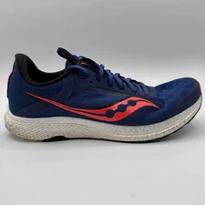 Saucony Roadrunner 44 Running Shoes Men's Size 11 Blue Red Max Cushion Sneakers