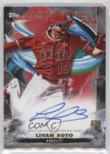 2023 Inception Base Rookie and Emerging Stars Red 16/50 Livan Soto Auto 0eo6