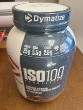 Dymatize ISO-100 Hydrolyzed Whey Isolate Protein Powder, Gourmet Chocolate, 3 lb